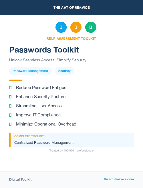 Passwords Toolkit