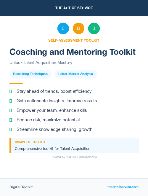 Coaching and Mentoring Toolkit