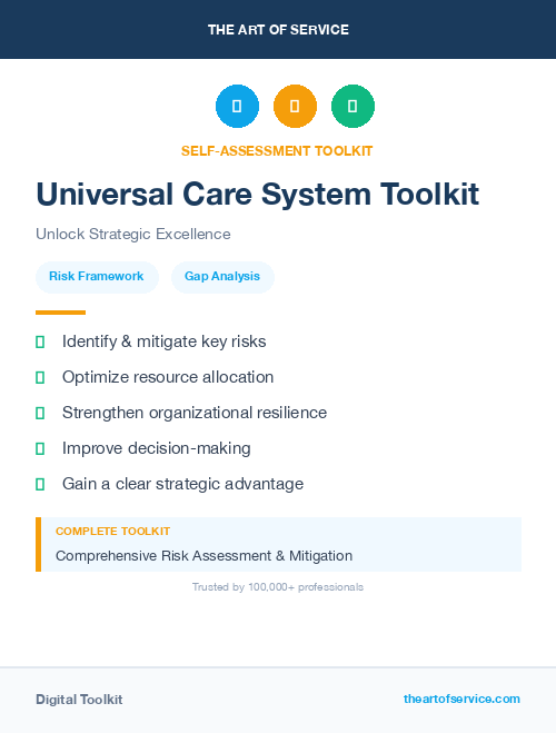 Universal Care System Toolkit