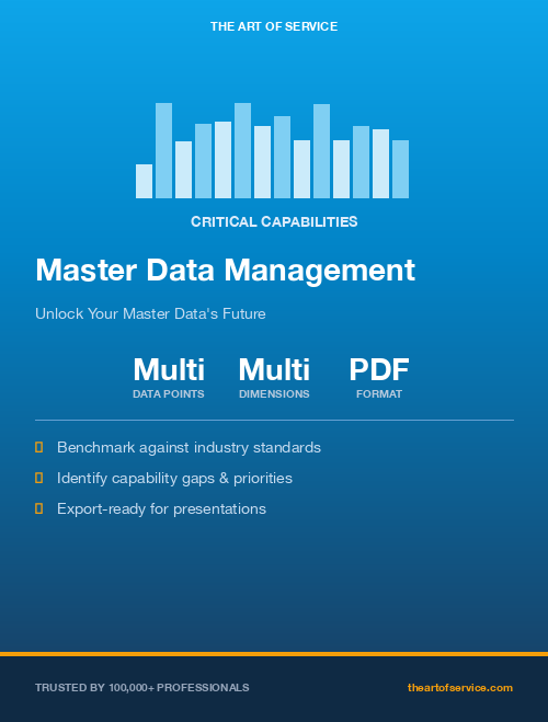 Master Data Management Critical Capabilities
