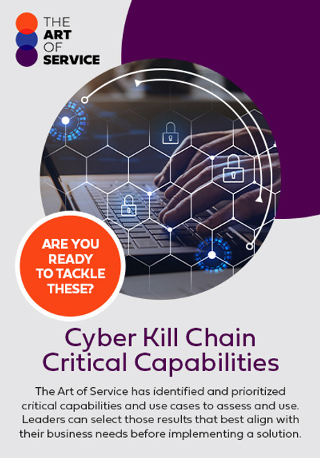 Cyber Kill Chain Critical Capabilities