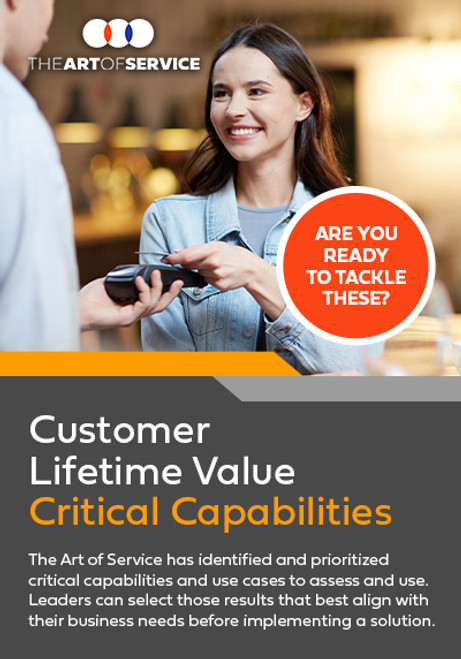 Customer Lifetime Value Critical Capabilities