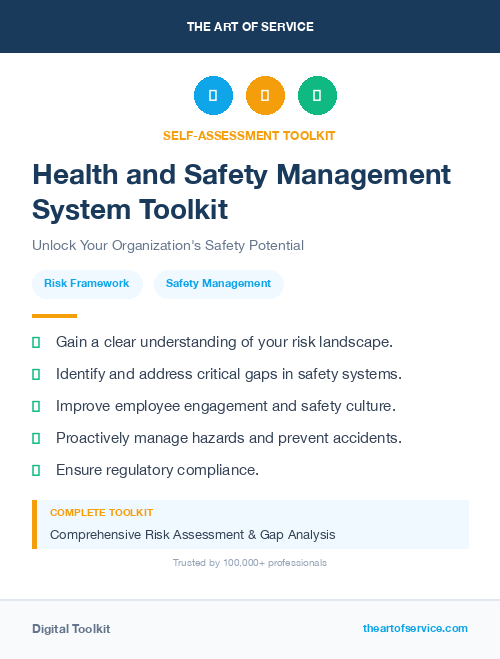 Health and Safety Management System Toolkit