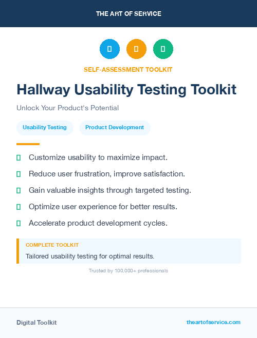 Hallway Usability Testing Toolkit