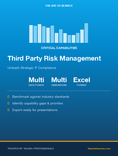 Third Party Risk Management Critical Capabilities