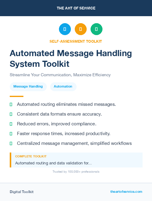 Automated Message Handling System Toolkit