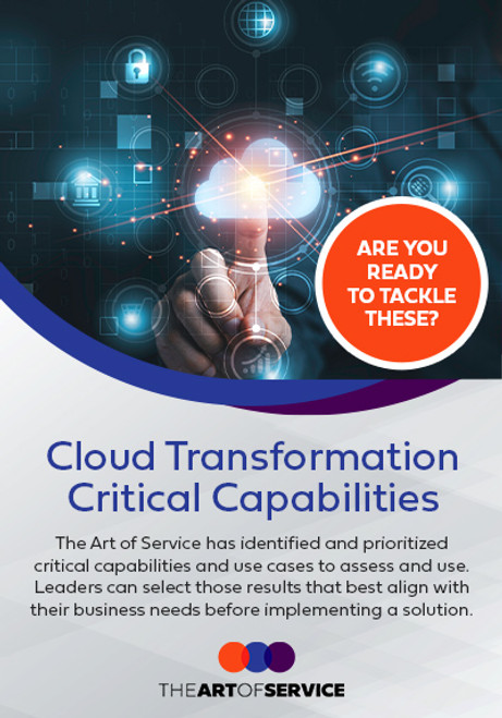 Cloud Transformation Critical Capabilities