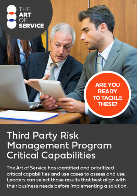 Third Party Risk Management Program Critical Capabilities 1