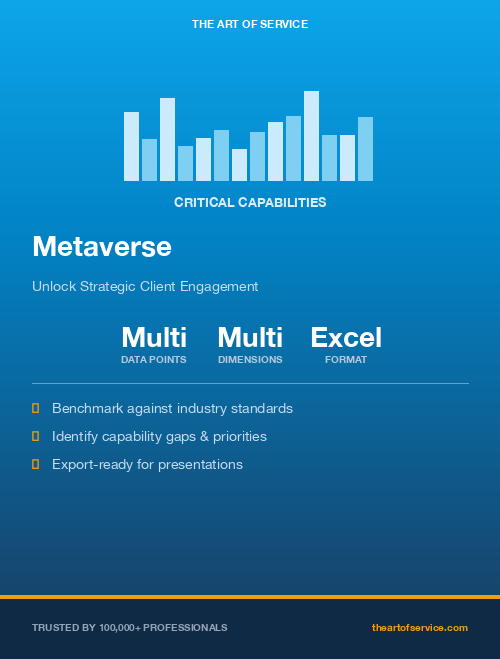Metaverse Critical Capabilities