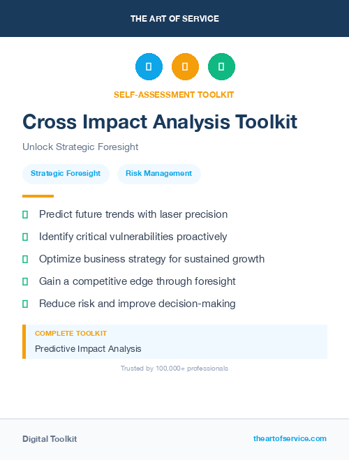 Cross Impact Analysis Toolkit