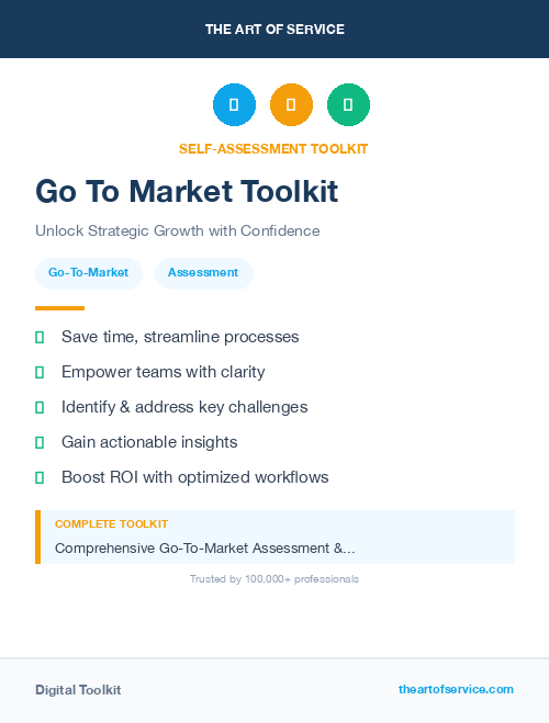 Go To Market Toolkit