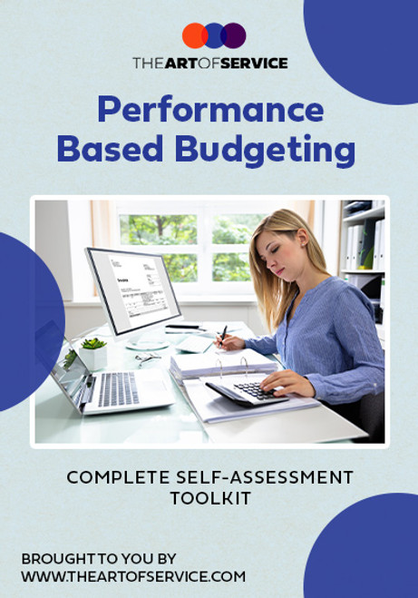 Performance Based Budgeting Toolkit