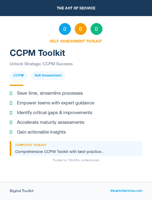CCPM Toolkit