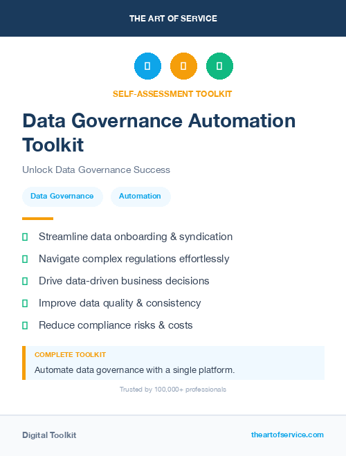 Data Governance Automation Toolkit