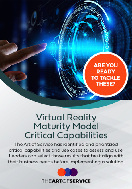 Virtual Reality Maturity Model Critical Capabilities