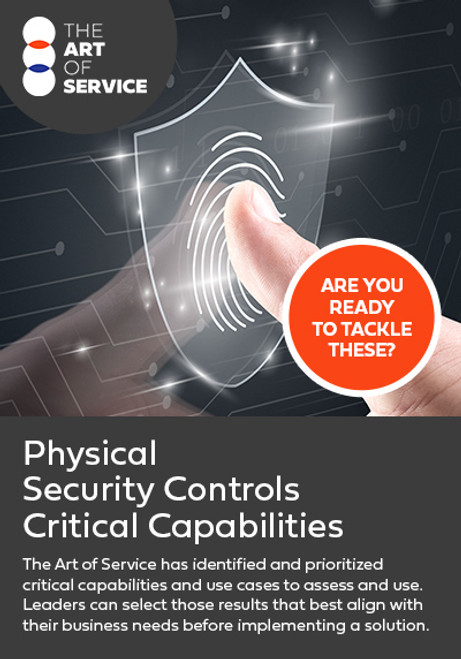 Physical Security Controls Critical Capabilities