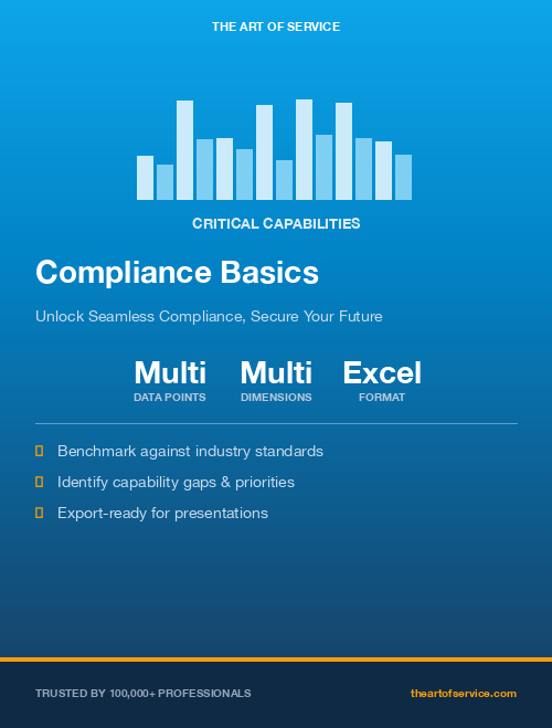 Compliance Basics Critical Capabilities