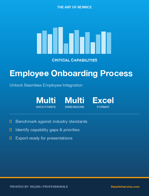 Employee Onboarding Process Critical Capabilities