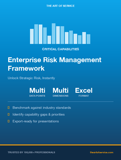 Enterprise Risk Management Framework Critical Capabilities