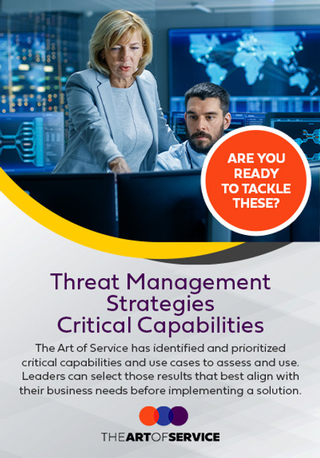 Threat Management Strategies Critical Capabilities