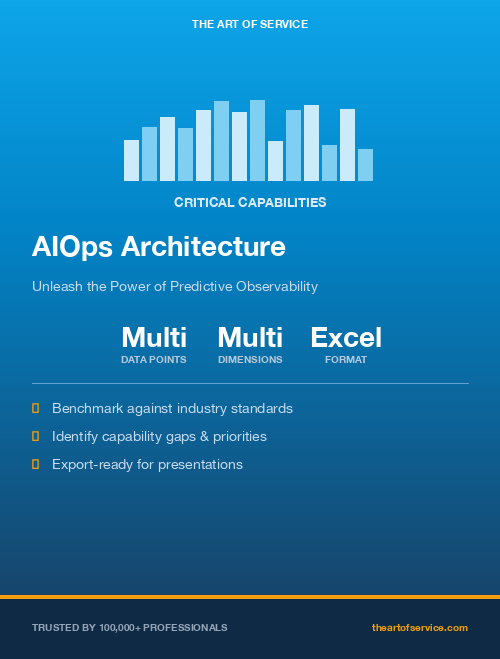 AIOps Architecture Critical Capabilities