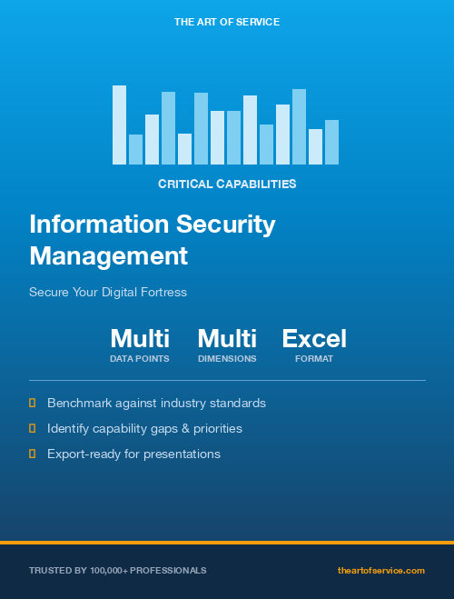 Information Security Management Critical Capabilities