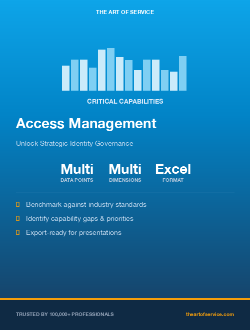 Access Management Critical Capabilities