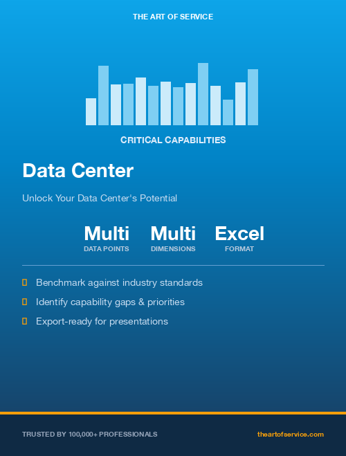 Data Center Critical Capabilities