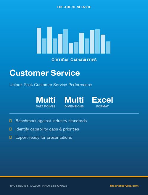 Customer Service Critical Capabilities