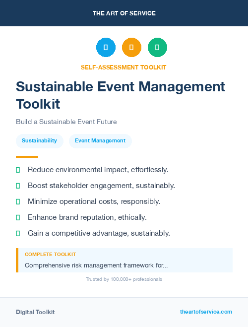 Sustainable Event Management Toolkit