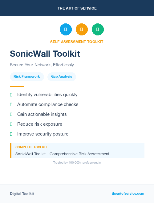 SonicWall Toolkit