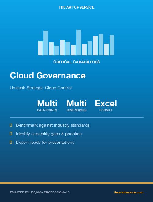 Cloud Governance Critical Capabilities