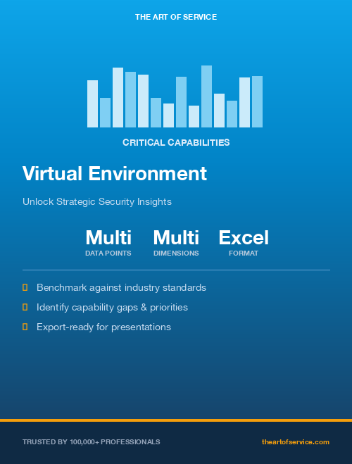 Virtual Environment Critical Capabilities