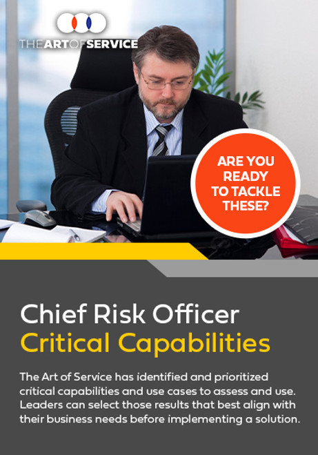 Chief Risk Officer Critical Capabilities