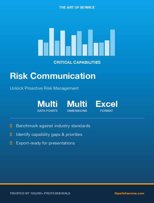 Risk Communication Critical Capabilities