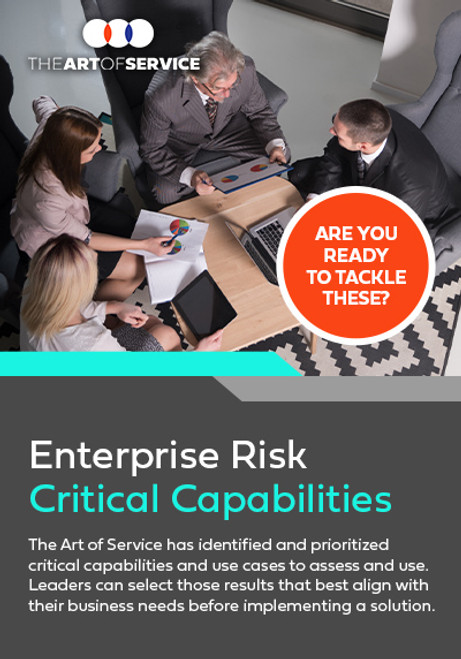 Enterprise Risk Critical Capabilities