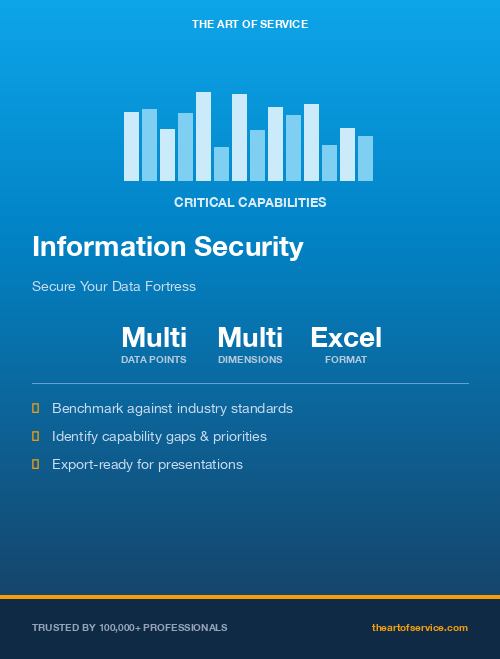 Information Security Critical Capabilities