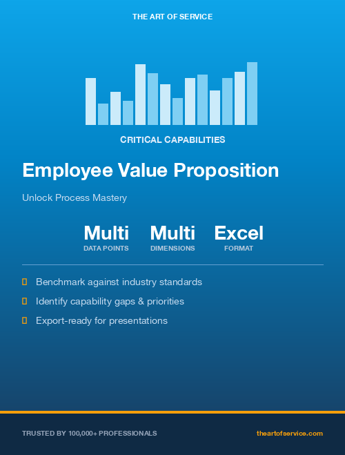 Employee Value Proposition Critical Capabilities