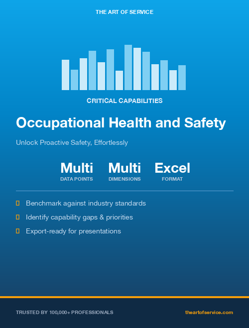 Occupational Health and Safety Critical Capabilities