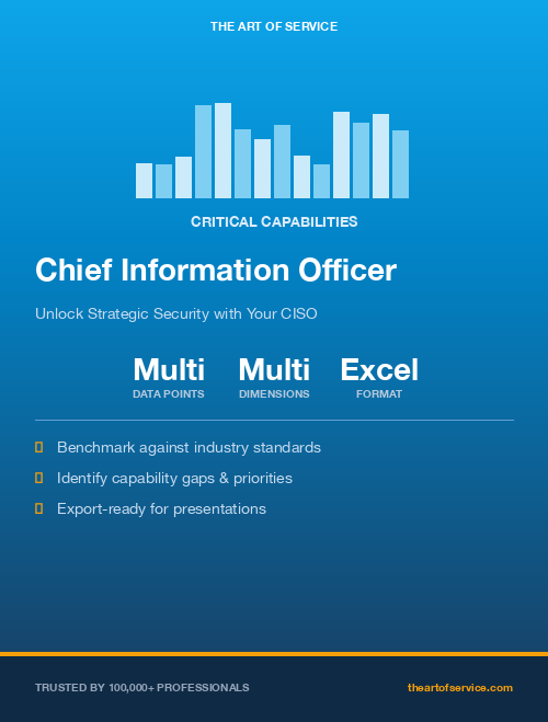 Chief Information Officer Critical Capabilities