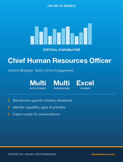 Chief Human Resources Officer Critical Capabilities