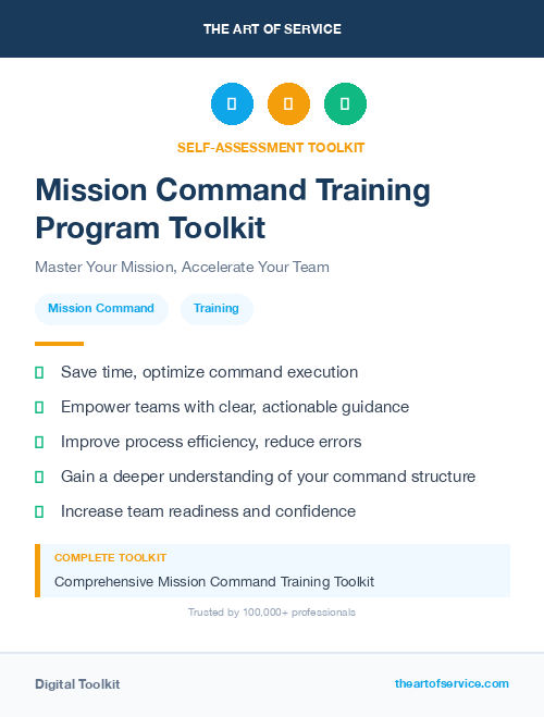 Mission Command Training Program Toolkit