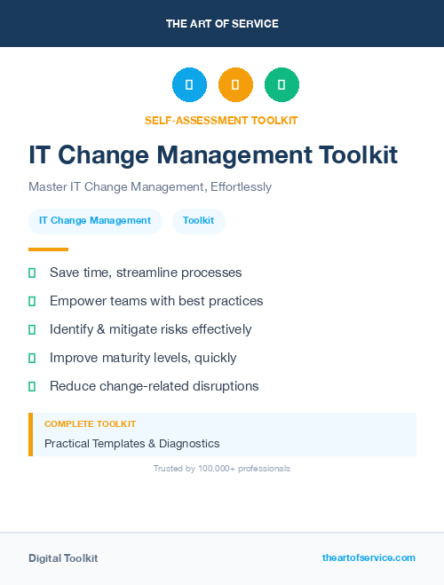 IT Change Management Toolkit