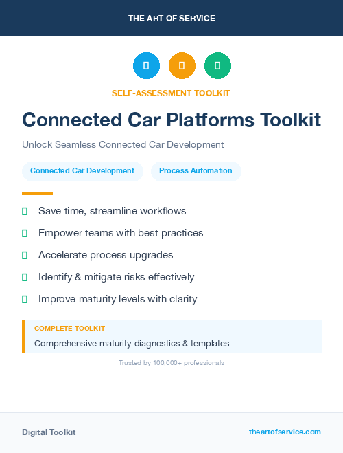 Connected Car Platforms Toolkit