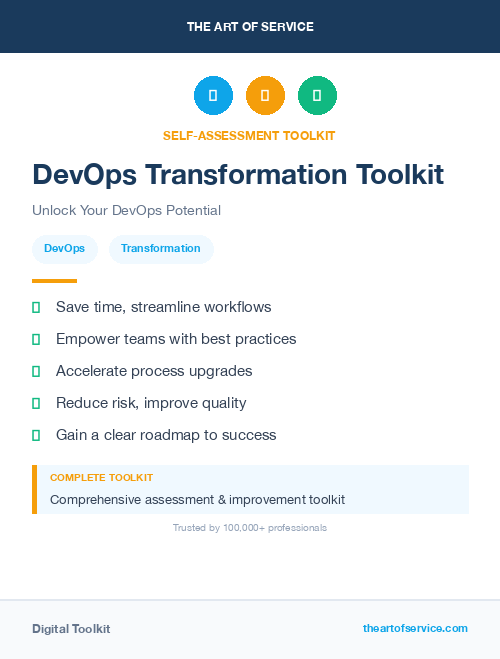 DevOps Transformation Toolkit