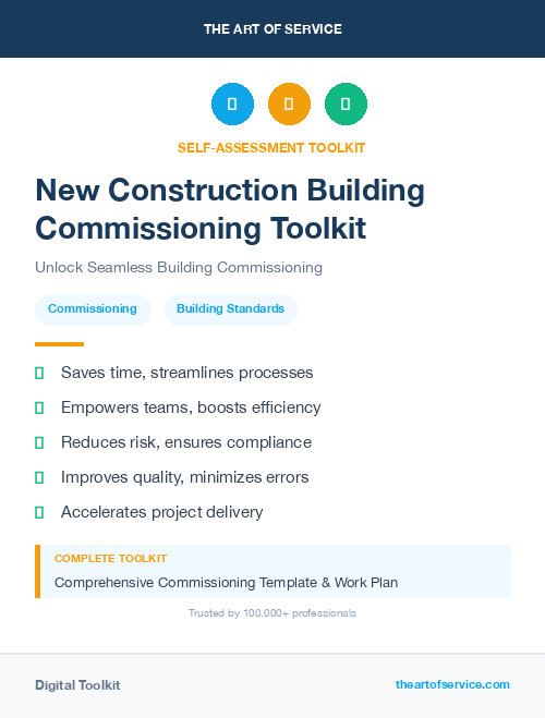 New Construction Building Commissioning Toolkit