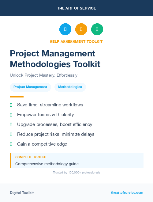 Project Management Methodologies Toolkit