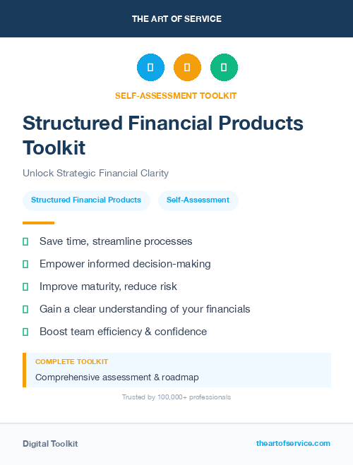 Structured Financial Products Toolkit