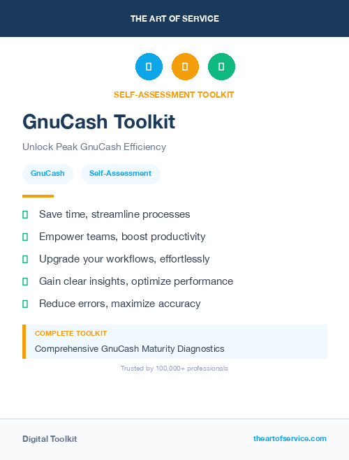 GnuCash Toolkit