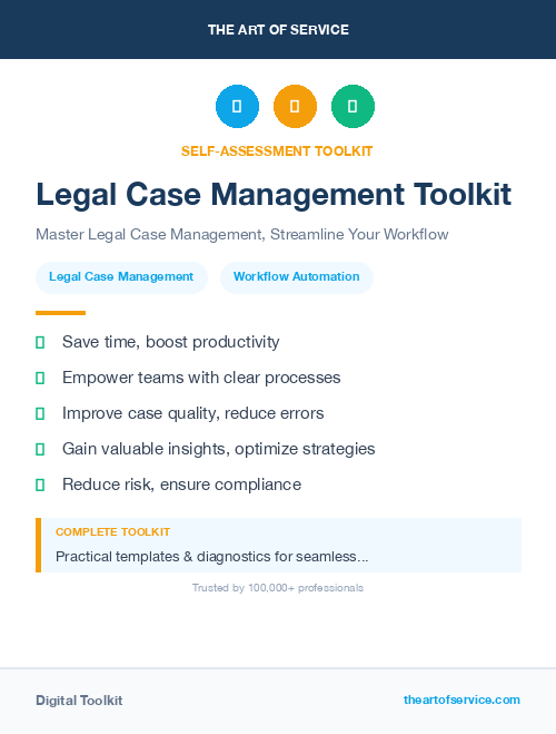 Legal Case Management Toolkit